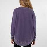 Washington Huskies Grape Burnout Campus Pullover
