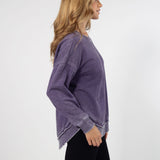 Kansas State Wildcats Grape Burnout Campus Pullover