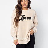 Iowa Hawkeyes Oatmeal Burnout Campus Pullover