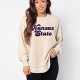 Kansas State Wildcats Oatmeal Burnout Campus Pullover