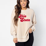 Ohio State Buckeyes Oatmeal Burnout Campus Pullover