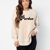 Purdue Boilermakers Oatmeal Burnout Campus Pullover