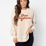 Texas Longhorns Oatmeal Burnout Campus Pullover