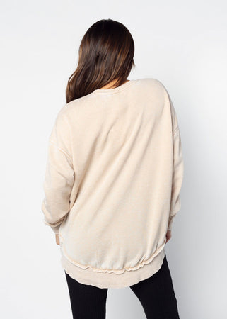 Washington Huskies Oatmeal Burnout Campus Pullover
