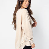 Washington Huskies Oatmeal Burnout Campus Pullover