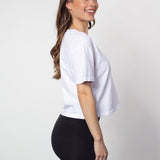 Oklahoma Sooners White Short 'N Sweet Tee